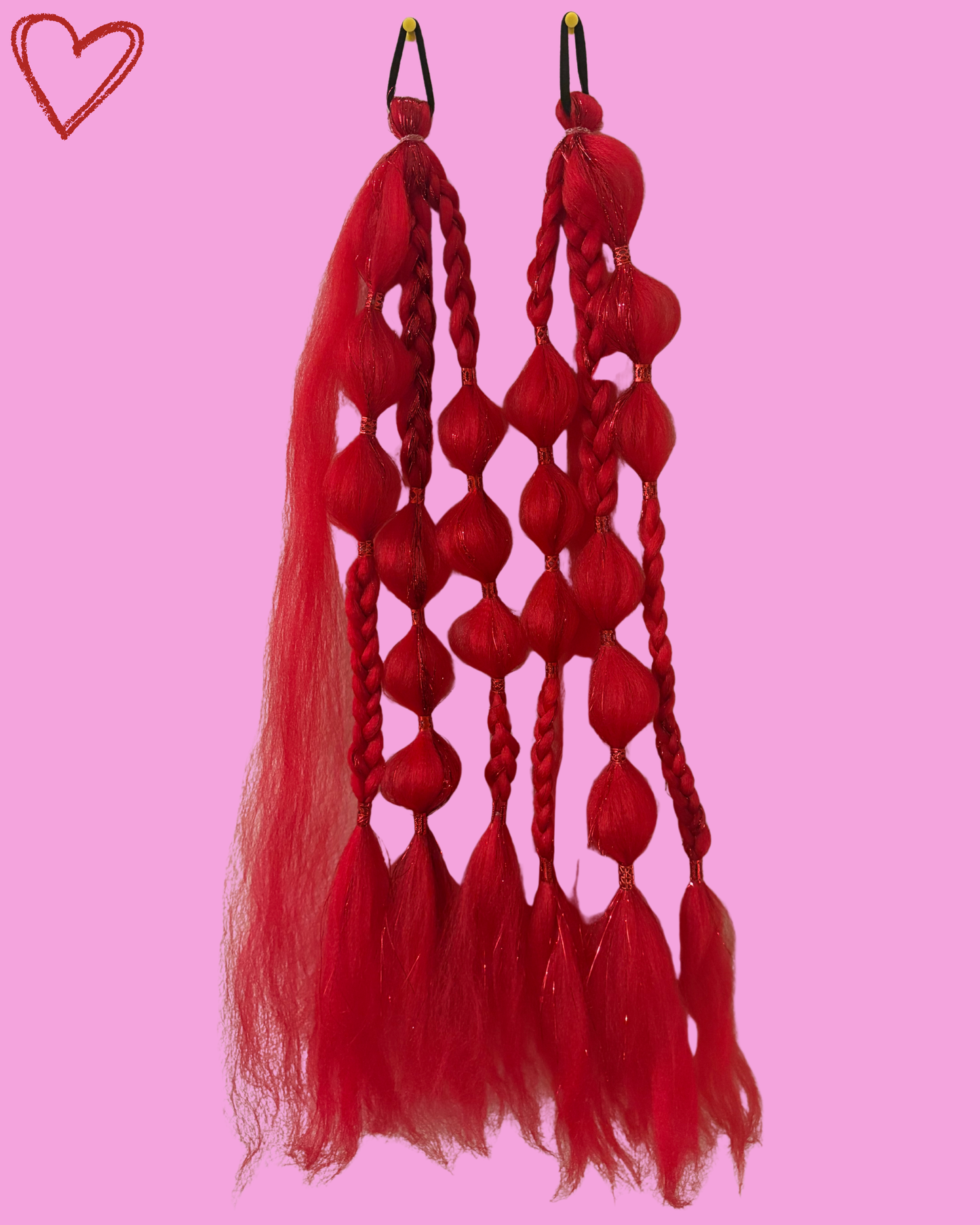 Festival Braids - Red Rave