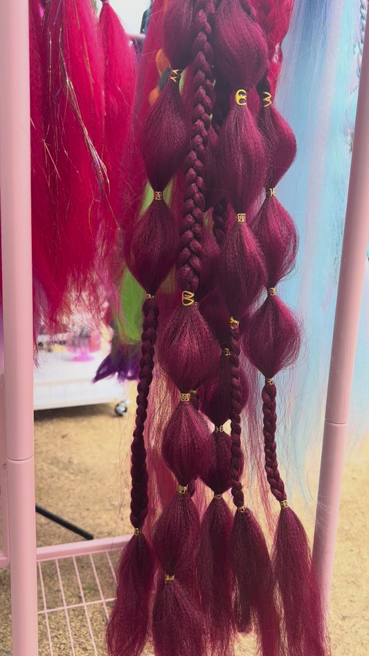 Maroon Bubbles - Set